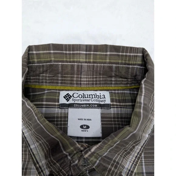 Columbia Sportswear Mens‎ Plaid Button Down Shirt Long Sleeve Casual Size Medium - Picture 3 of 7